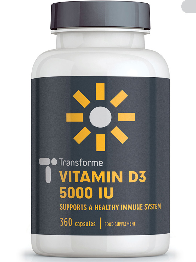 Vitamin D3 5,000 IU 360 Caps Arcturus